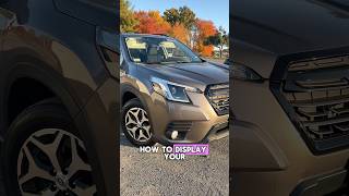 How to Check the Tire Pressure in the Subaru Forester [upl. by Ferrick984]