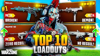 TOP 10 BROKEN META Loadouts in Warzone Rebirth Island [upl. by Anelleh635]