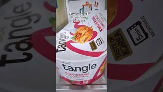 Samyang tangle Kimchi rose Halal samyang kimchi koreanfood music [upl. by Ardnuasak]