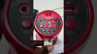 How to record voice in megaphone How to Record on megaphone Megaphone speaker Rechargeable tamil [upl. by Melton]