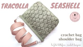 TUTORIAL Tracolla quotSeaShellquot embossed crochet [upl. by Rao373]