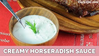 How to Make Creamy Horseradish Sauce [upl. by Eniortna859]