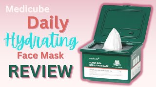 Get Rid of Dry Skin for Good Check Out Our Medicube Daily Hydrating Face Mask Review [upl. by Nellak]