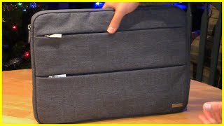 156 Inch Laptop Sleeve Review Voova Laptop Case Review [upl. by Glarum]