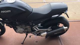 Ducati Monster 900 ie Remus Ducati Performance exhaust dry clutch sound [upl. by Smail808]