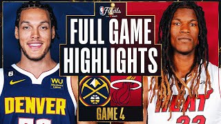 1 NUGGETS at 8 HEAT  FULL GAME 4 HIGHLIGHTS  June 9 2023 [upl. by Brandwein810]