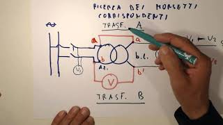 Parallelo di due trasformatori monofase [upl. by Kcirrag]