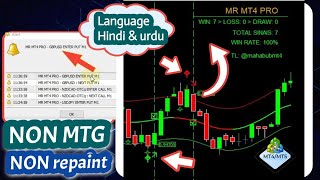 Mr Mt4 pro indicator non mtg and non repaint best profitable indicator  hindi and urdu language [upl. by Gellman]