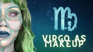 How To Do Creative Makeup Tutorial  Inspired by Zodiac Signs  Virgo  aiveekate makeup zodiac [upl. by Dorrie]