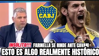 HistoricoFarinella se rinde ante la llegada de Cavani [upl. by Webster]