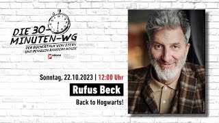 Back to Hogwarts – 25 Jahre Harry Potter  Rufus Beck  30MinutenWG  Frankfurter Buchmesse 2023 [upl. by Olav]