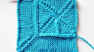 Stricken  10 Stitch Blanket quoteliZZZaquot  Teil 2  10MaschenDecke  Wickelmaschen [upl. by Joacima]