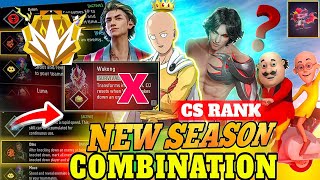 Best Character Combination New CS RANK 🔥 OB47 Update Free fire [upl. by Kape]