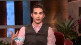 Shia LaBeouf Interview on Ellen Part 1 [upl. by Phyllis]