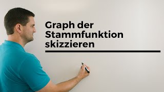 Graph der Stammfunktion skizzieren Stammfunktion zeichnerisch ermitteln  Mathe by Daniel Jung [upl. by Nohsed617]