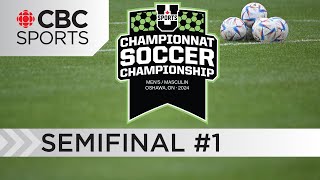 U Sports Mens Soccer Championship Semifinal  York vs Montreal  CBCSports [upl. by Giulia]