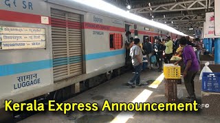 Kerala Express Announcement Vijayawada Railway Station  India Railways [upl. by Odnumyer]