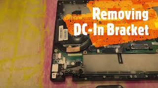 Lenovo Thinkpad T460s T470s Removing DCIn Bracket [upl. by Airitac]