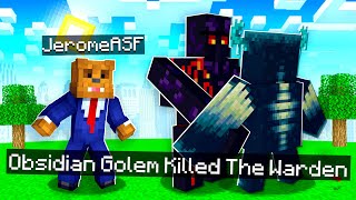 EVERY Golem VS The Warden In Minecraft [upl. by Hgieliak851]