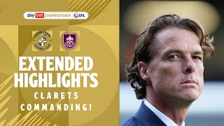 CLARETS COMMANDING  Luton Town v Burnley extended highlights [upl. by Areemas]