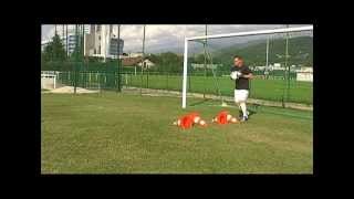 entrainement gardien but  exercice coordination appui 5 gardien de but goalkeeper training portero [upl. by Fisken]