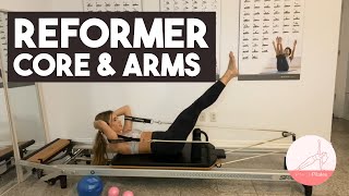 Reformer Core Workout  Snatch the waist amp Strenghten the back [upl. by Annovy861]