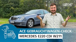 Mercedes E220 CDI W211 im ACE GebrauchtwagenCheck [upl. by Nordgren]