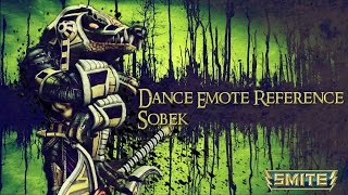 Sobek Dance Reference  Walk The Dinosaur SMITE [upl. by Illil]