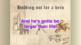 Holding Out For A Hero Medieval Cover  Karaoke Version  30 Minutes Loop [upl. by Knah]