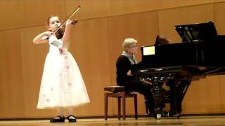 Alma Deutscher aged 6 playing Seitz violin Concerto no 3 Keshet Eilon 2011 [upl. by Ynomrah]