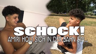 Skandal JOUNES AMIRI holt sich in der Bahn ein 💔 Schockierendes Video aufgetaucht [upl. by Cyrill]