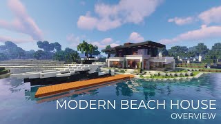 Modern Beach House  Minecraft Build Cinematic Showcase [upl. by Prinz220]