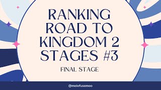 Ranking Road To Kingdom Ace of Ace Final Round Performances by a nonstan [upl. by Inattirb]