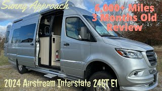 2024 Airstream Interstate 24GT with E1 package 90day six thousand mile review [upl. by Lauraine567]