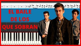 Los Prisioneros  El Baile De Los Que Sobran  Piano Tutorial  Midi [upl. by Derron]