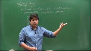 Aula 07 – Grandezas e Unidades de Medida  Mudanças de Unidades Quadráticas e Cúbicas [upl. by Ain]