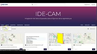 Video 1  Uso general de Geonode  IDECAM [upl. by Yslehc792]