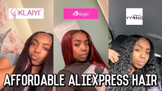 My Top 3 Affordable AliExpress Hair Companies [upl. by Sidnarb981]