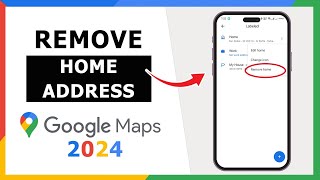 How to Remove Home Address on Google Maps  Delete Home Location [upl. by Ahsienot]