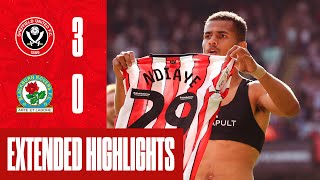 Sheffield United 30 Blackburn Rovers  Extended EFL Championship highlights  Norwood Ndiaye goals [upl. by Kerwon731]