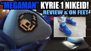 quotMegamanquot NikeID w Custom Velcro Patches Nike Kyrie 1 [upl. by Ardnahcal]