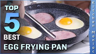 Top 5 Best Egg Frying Pans Review in 2023 [upl. by Enilehcim]