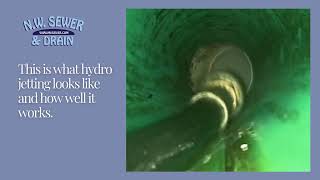 Hydrojetting The Ultimate Solution for Clogged Pipes  NW Sewer and Drain  Seattle Hydro Jetting [upl. by Abisha]