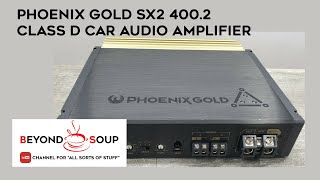 Phoenix Gold SX2 4002 High End 2Channel Bridgeable ClassD Car Audio Amplifier [upl. by Zebe]