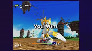 Sonic Adventure DX Directors Cut  Episode 18  Racing in air and garbage [upl. by Lauhsoj]