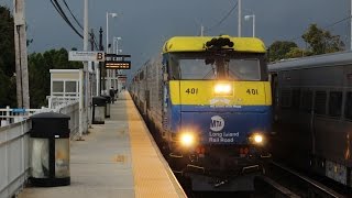 LIRR Bethpage takes a Nasty Storm During Rush Hour [upl. by Ueihttam691]