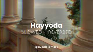 Hayyoda  Anirudh Ravichander  Slowed  Reverbed  Jawan [upl. by Dlaregztif]