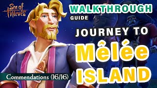 Journey to Melee Island  Tall Tale Walkthrough Guide  All Commendations ► Sea of Thieves [upl. by Smith]