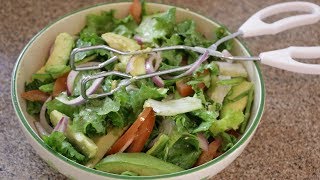 ማማዬ Ethiopian FoodSelata  How to Make Salad  የሳላድሰላጣ አሰራር [upl. by Ydnic]