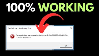 How to fix Werfault exe error on Windows [upl. by Anaili]